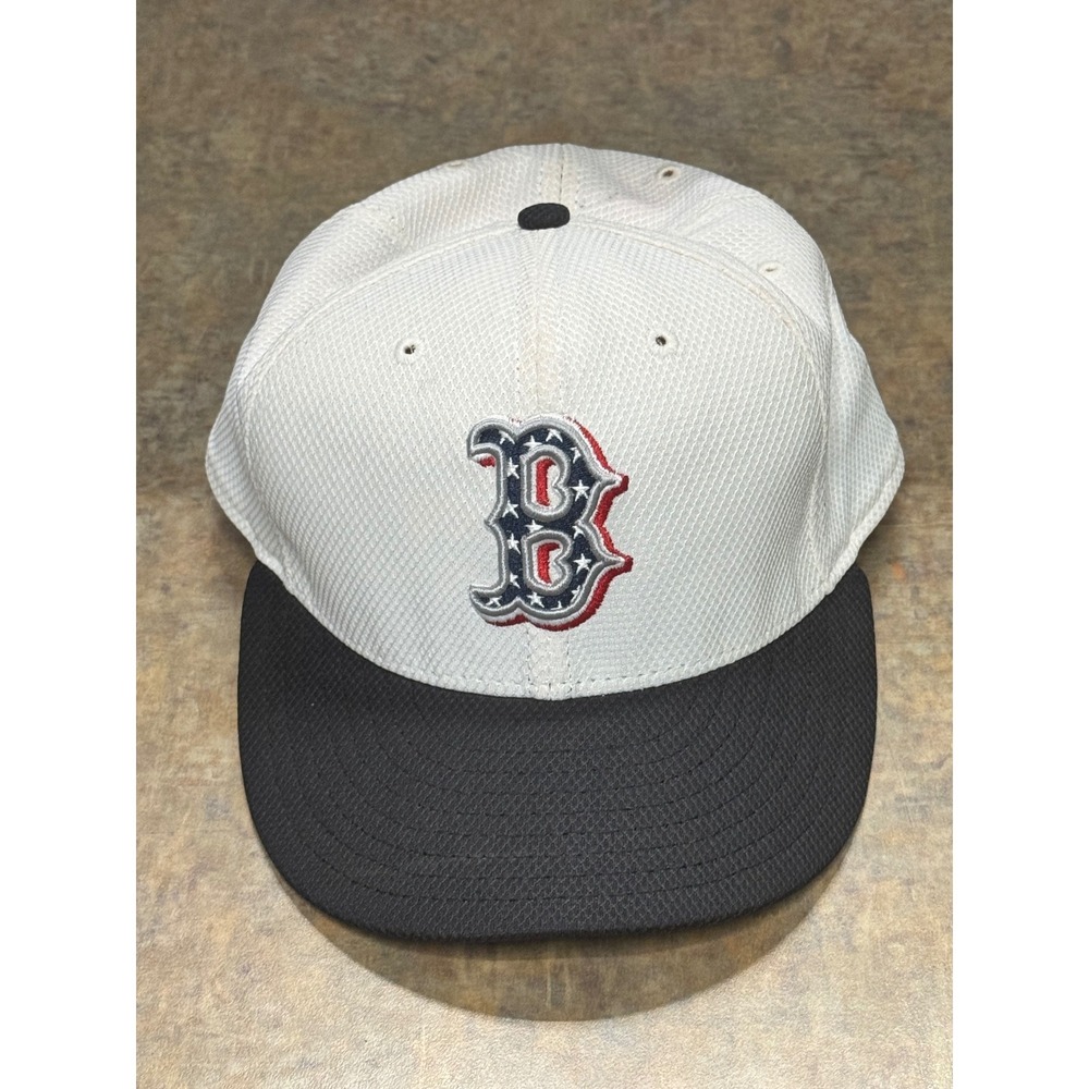 New Era Boston Red Sox July 4th Stars & Stripes 59FIFTY Fitted Hat 7 1/4 MLB